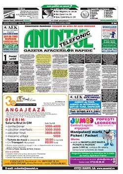  publicitate ziar Anuntul-Telefonic